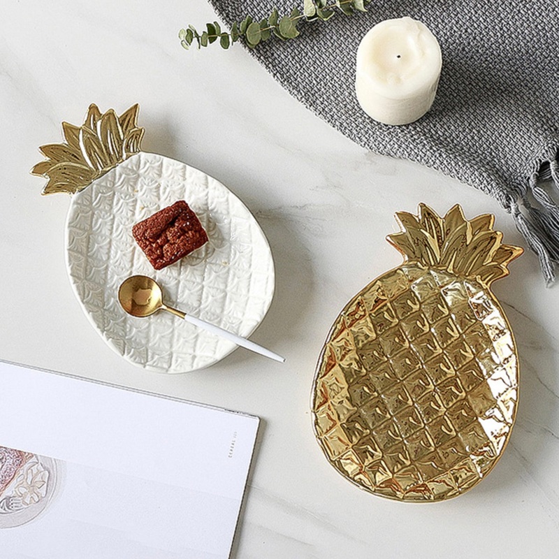 Ceramic Pineapple Plate
