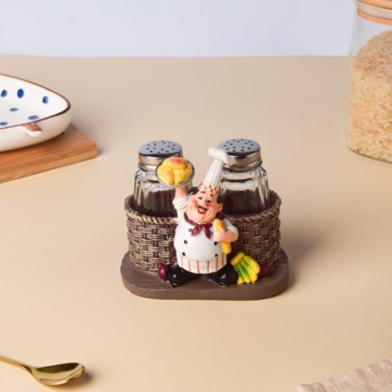 Chef Salt and Pepper Jars