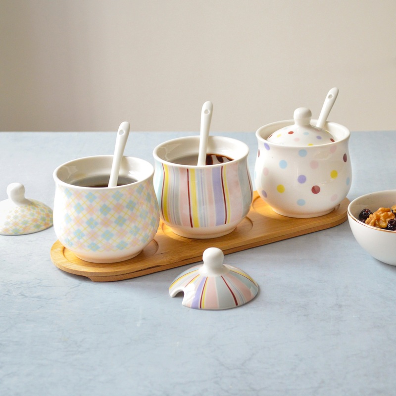 Colourful Spice Jar Set