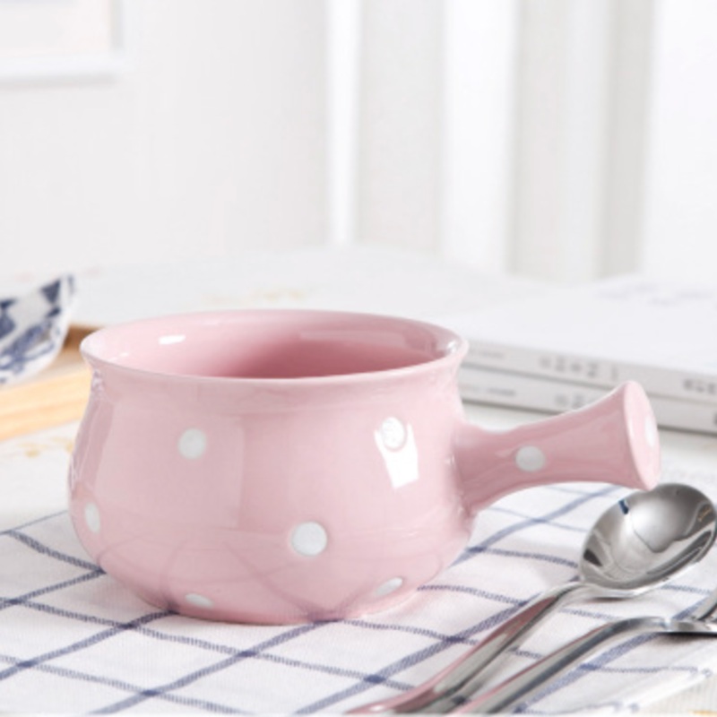 Dots Ceramic Pot Pink