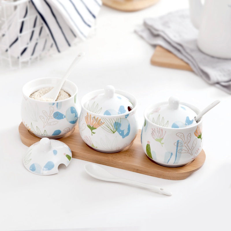 Leaf Spice Jar Set