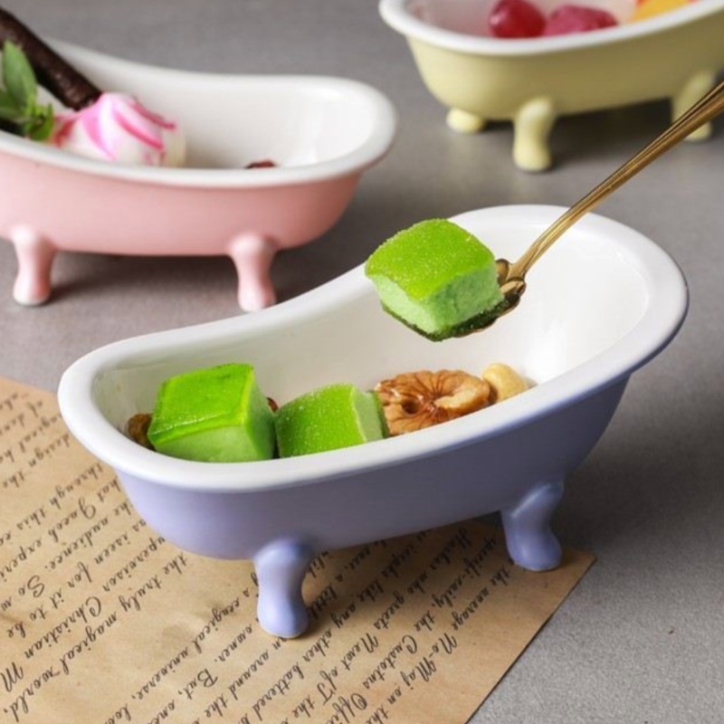 Purple Tub Ceramic Snack Bowl 200 ml