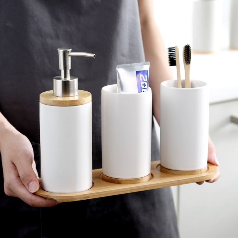 White Bathroom Set