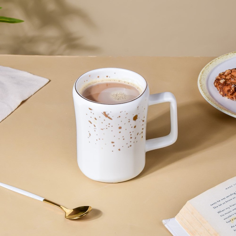 Cara Ceramic White Mug