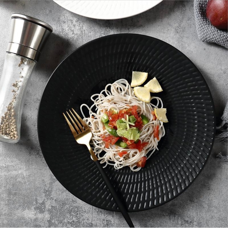 Ceramic Black Dinner Plate