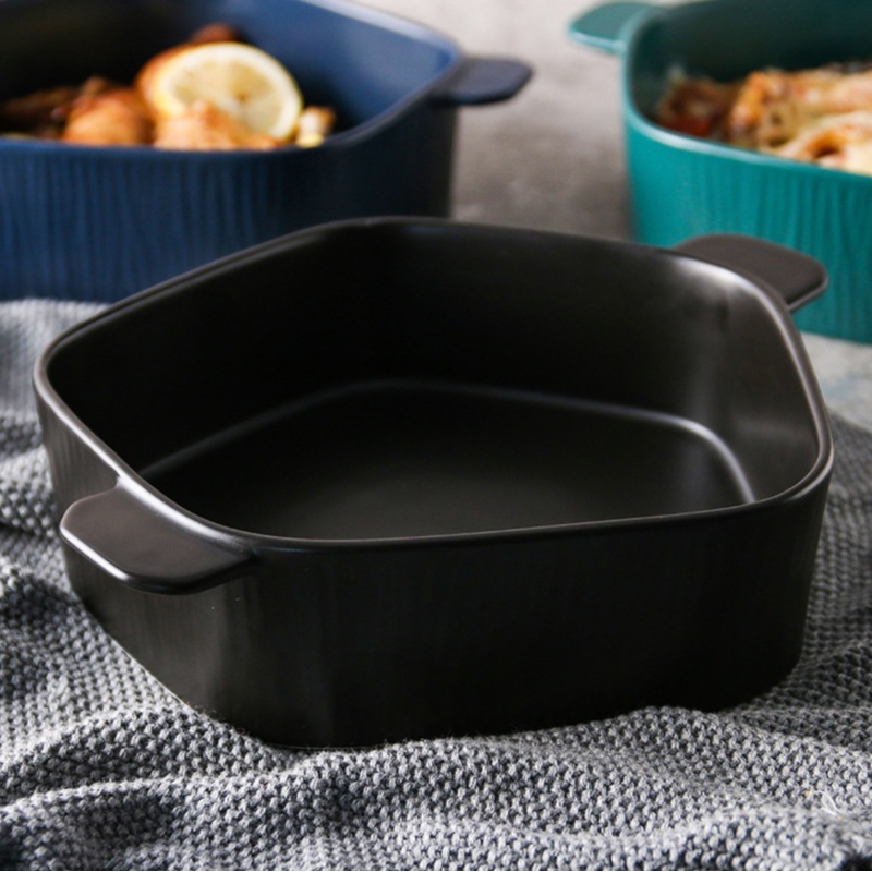 GEOMTERIC pentagon serving bowl - soul black