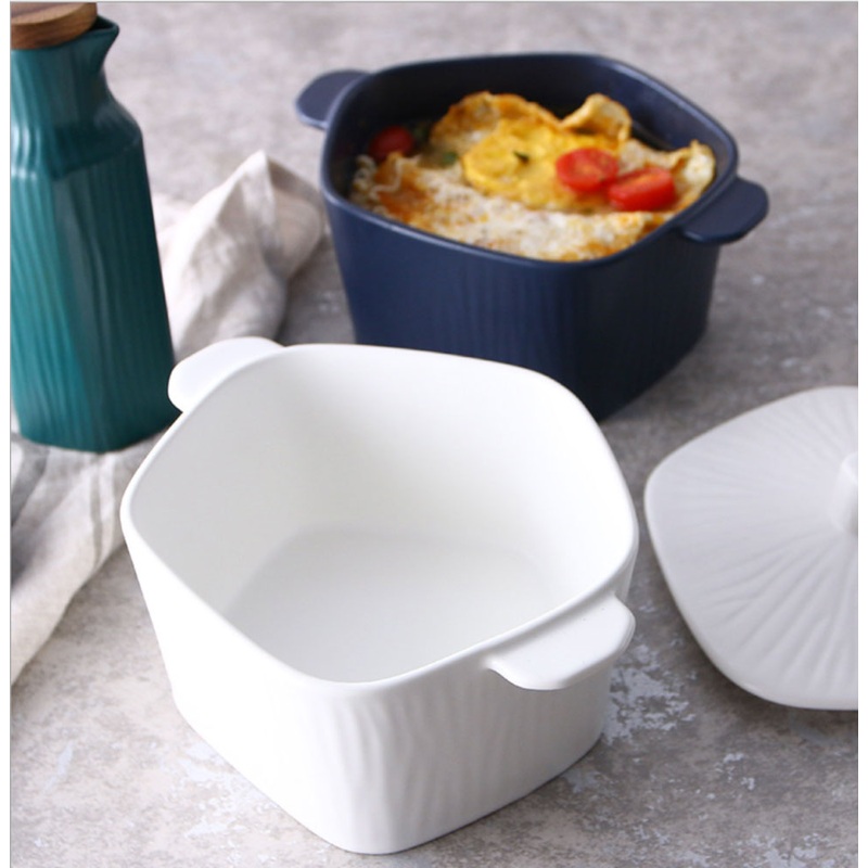 GEOMTERIC pentagon serving bowl - white
