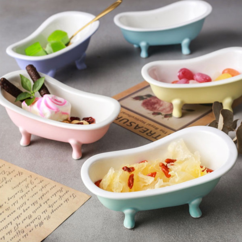 Green Tub Ceramic snack bowl