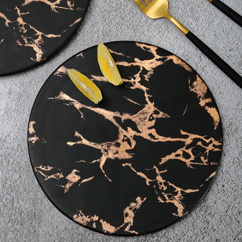 Marble Round Serving Plate