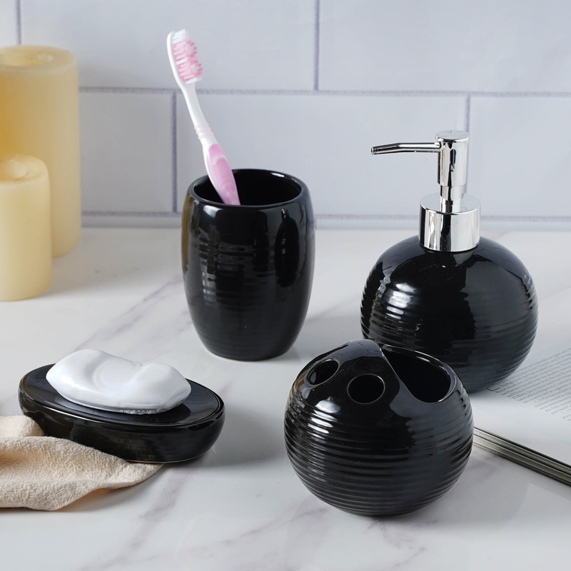 Midnight Black Bath Essentials