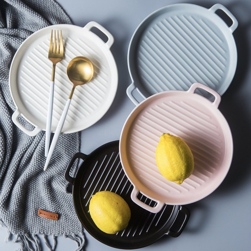 Pink Round Baking Tray