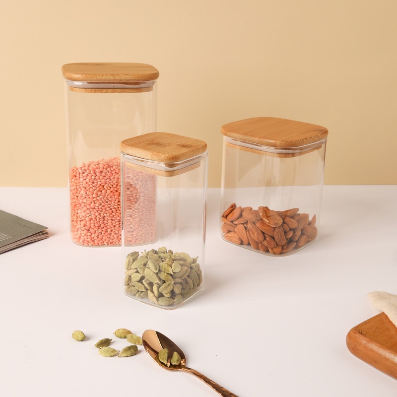 Seal Glass Jar Set of 3