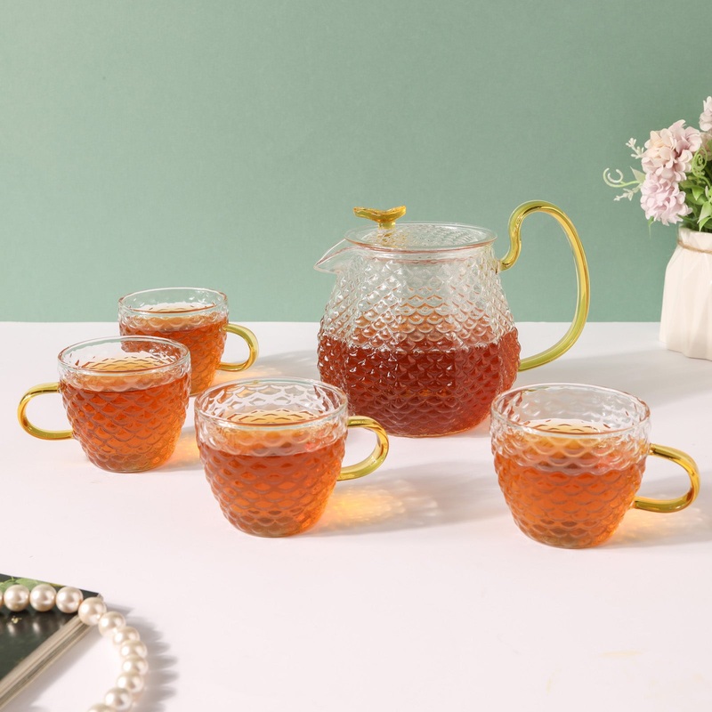 Stylish Glass Tea Set of 5