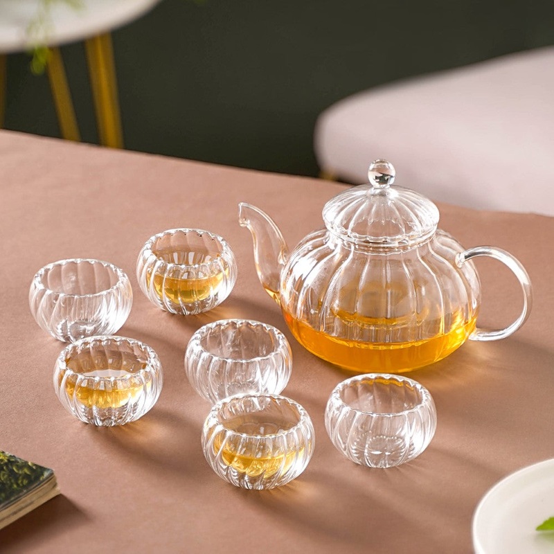 Tea Serving Pot And Cup Set