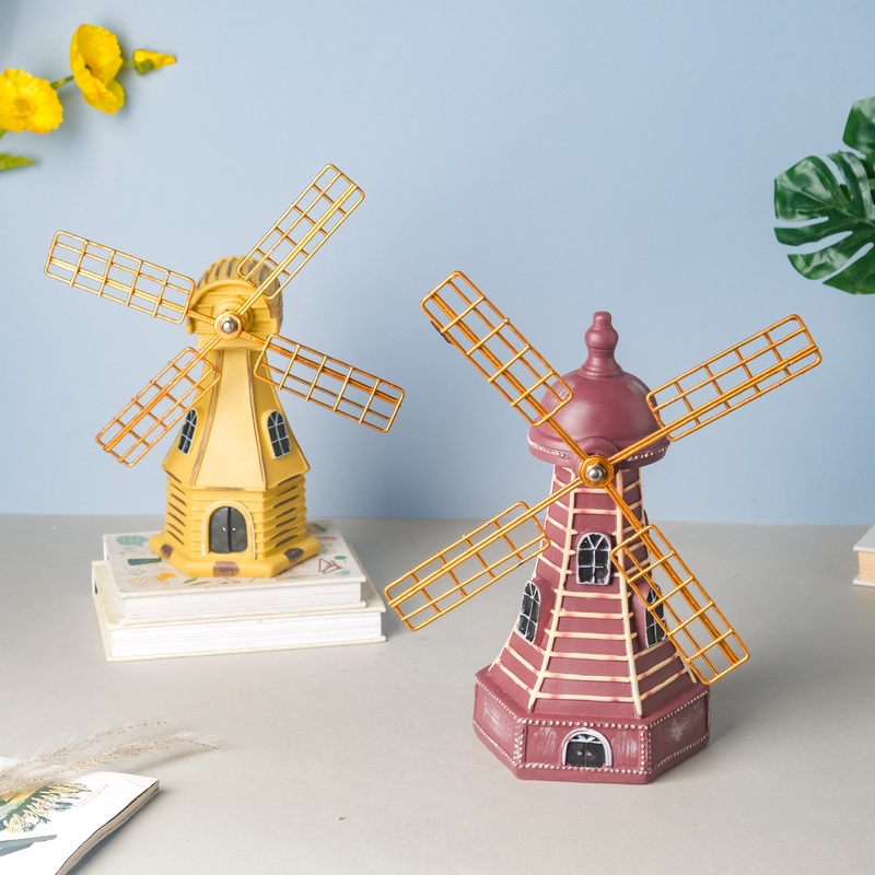 Vintage Windmill Decor
