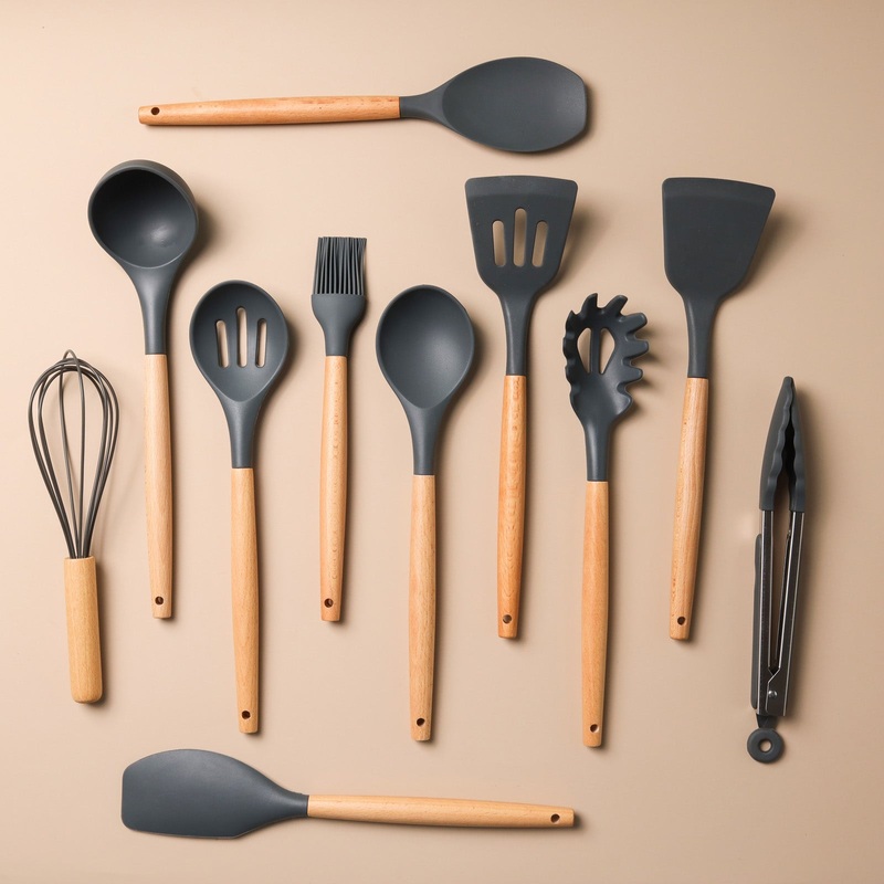 Kitchen Tools Set - Grey