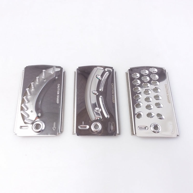 Food Processor Blades 3pk Slicing, Grating, Shredding - LC5500105