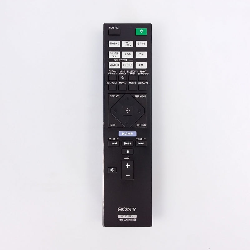 Home Theatre System Remote (RMT-AA320U) - 149328111