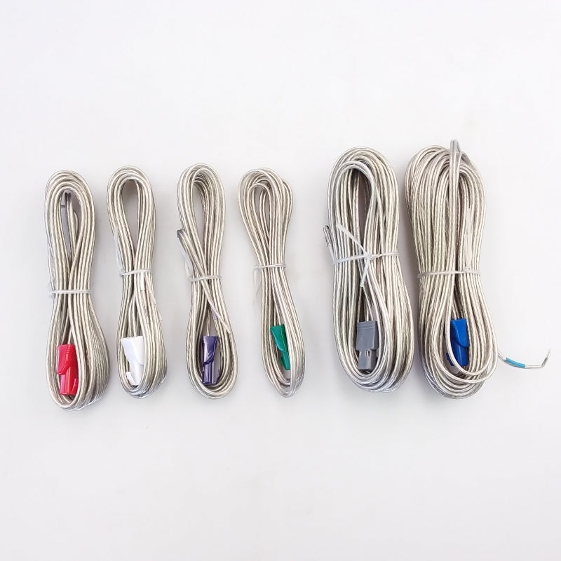 Speaker Cables (Red/White/Purple 3m,Green 2m, Gray/Blue 10m)