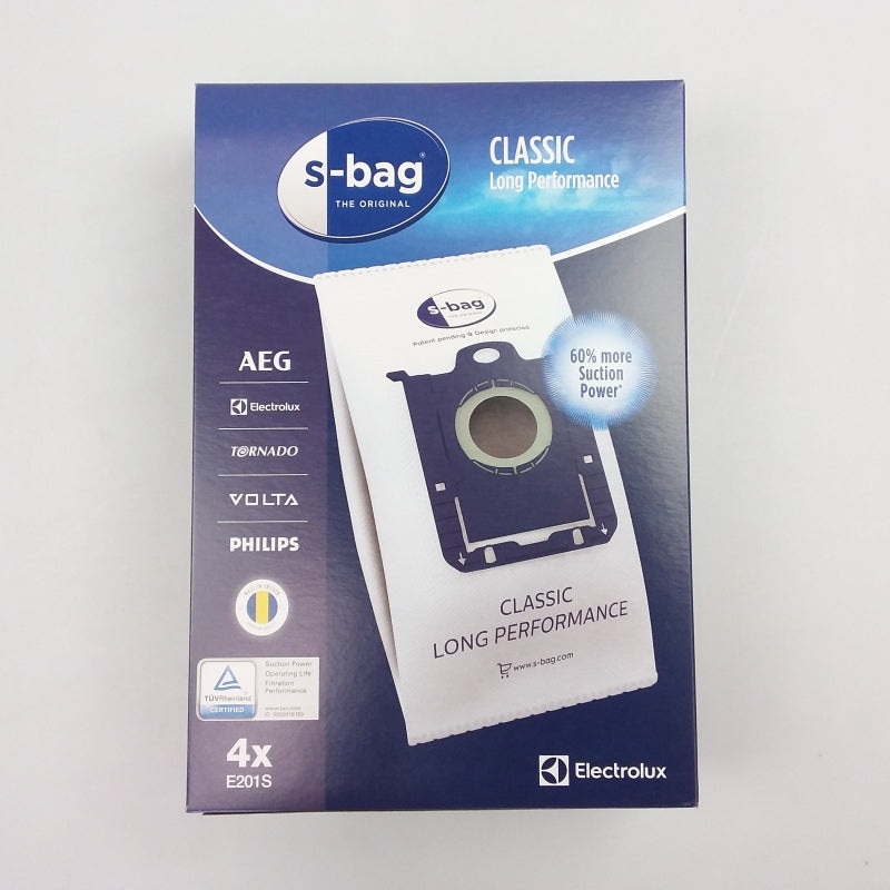 Vacuum Bags 4pk Classic E201S - 900168458