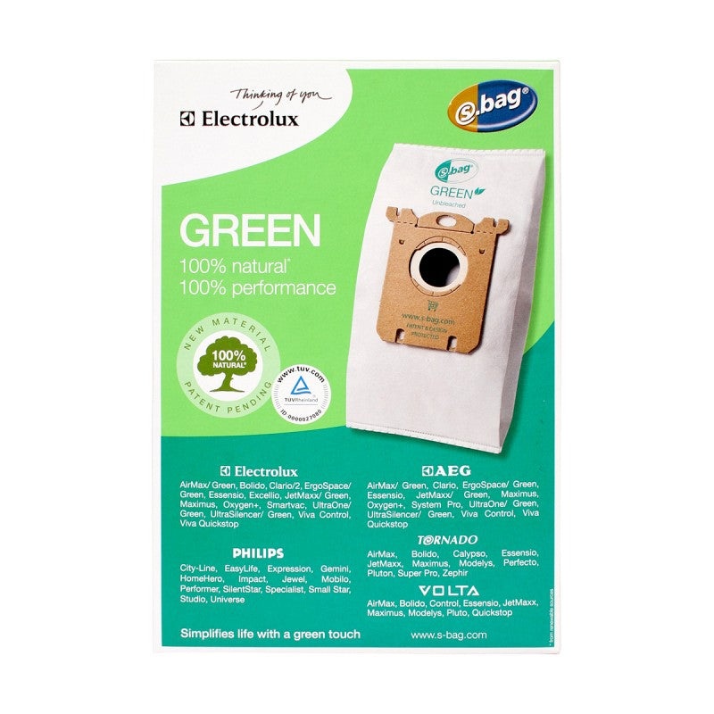 Vacuum S-Bags 3pk Green E212B