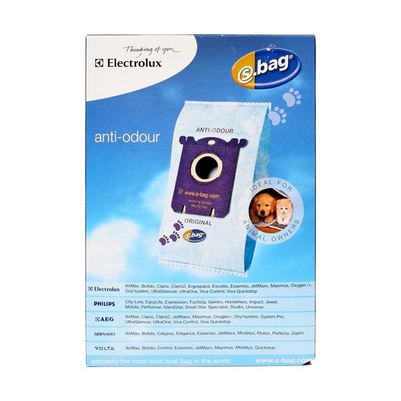 Vacuum S-Bags 4pk Anti Odour E203B