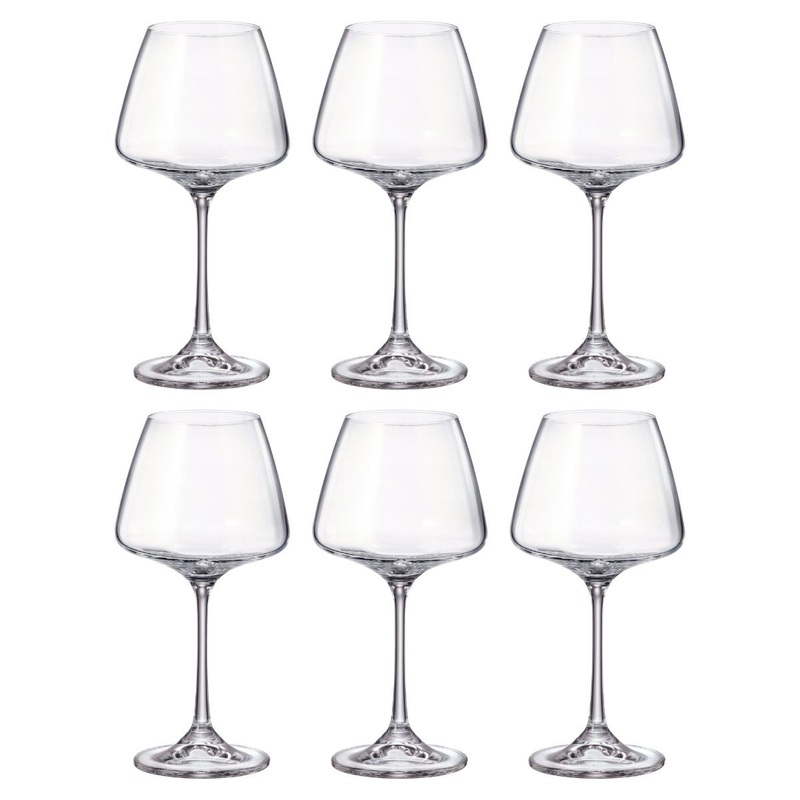Crystal Bohemia Corvus White Wine Glasses - Set of 6