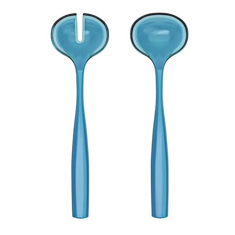 Guzzini Dolce Vita Salad Servers - Turquoise