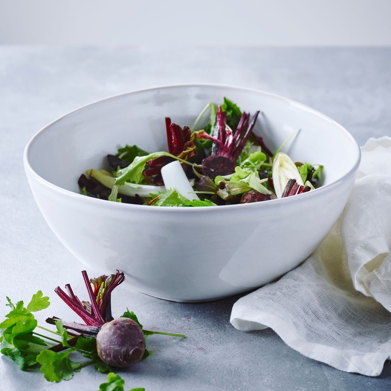 Keltum Organic Serving Bowl White - 26cm