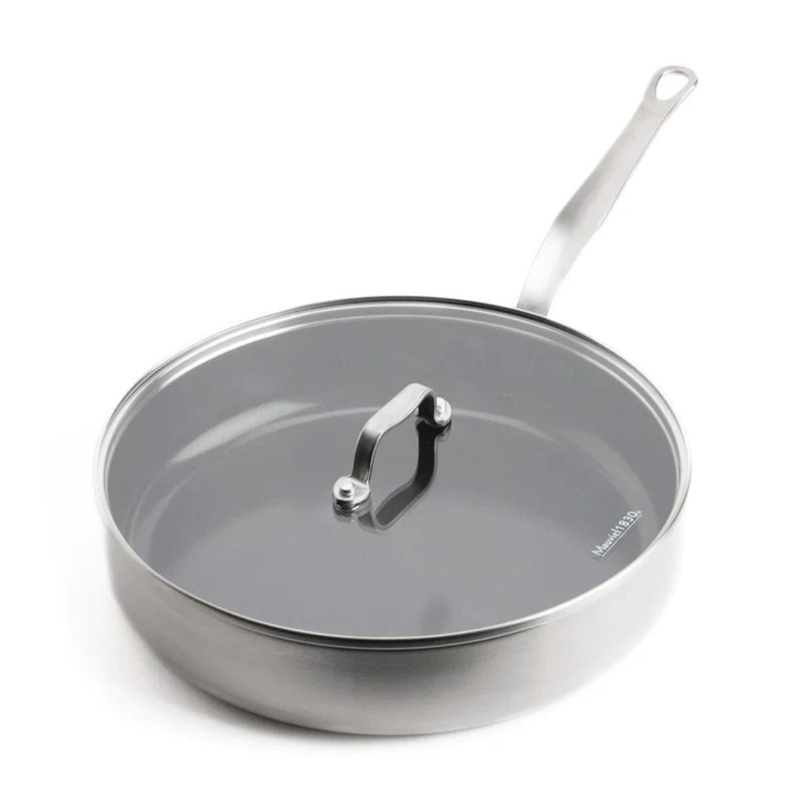 Mauviel Saute Pan W/Lid - 28cm