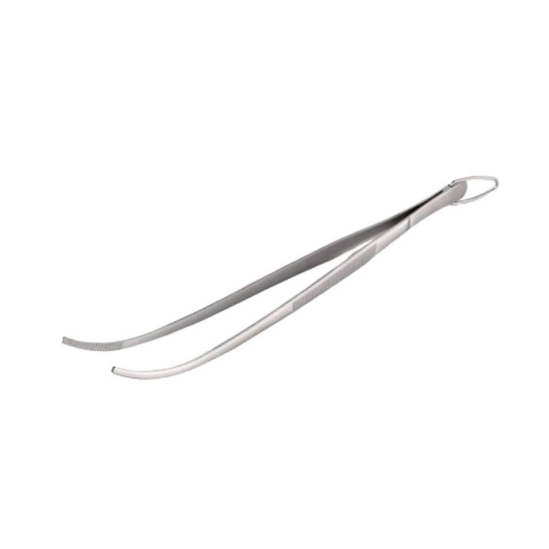 Sabatier Cranked Plating Tongs - 30cm