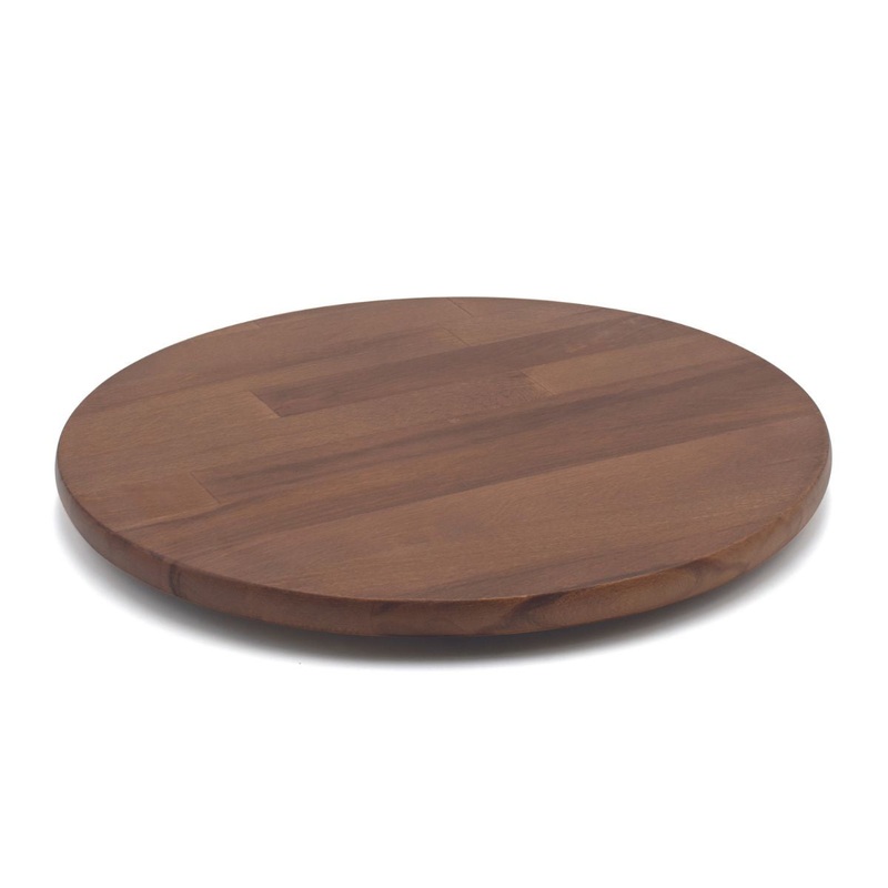 Bisetti Lazy Susan Dark Walnut Beech - 50cm