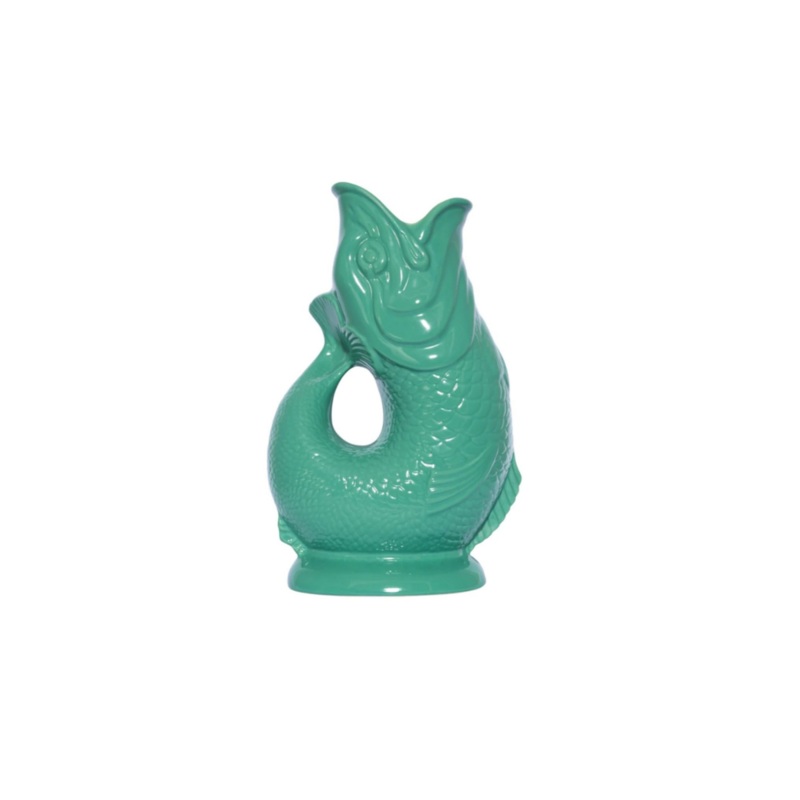 Mini Fish Gluggle Jug 50ml - SeaGreen