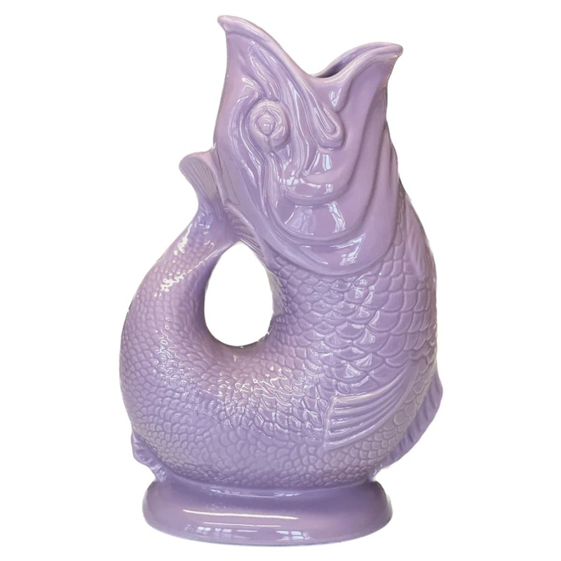 Original Fish Gluggle Jug 1.3ltr - Lilac