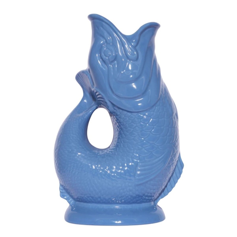 Original Fish Gluggle Jug 1.3ltr - Sea Blue