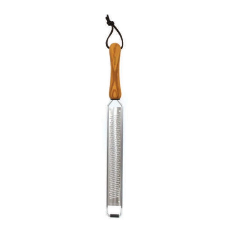 Bisetti Zester/Fine Grater - Olivewood Handle