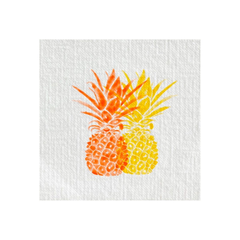 Francoise Paviot Cocktail Napkins - Pinapple