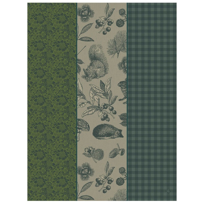 Le Jacquard Francaise In The Woods Tea Towel - Green