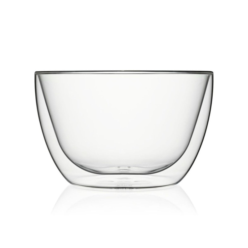 Villeroy & Boch Double Walled Hot/Cool Glass Bowl - 18cm