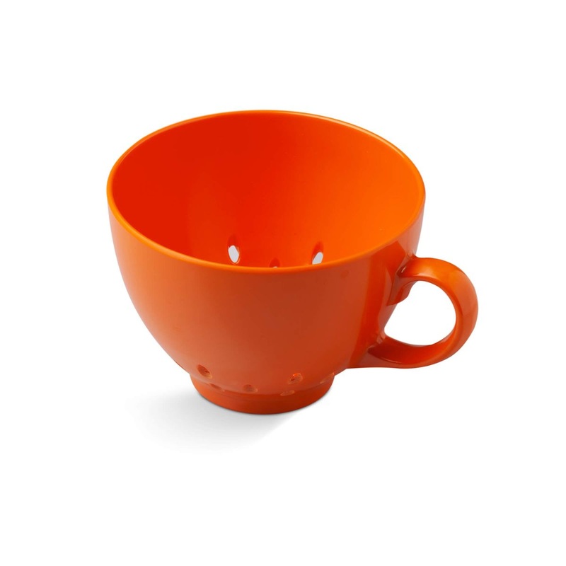Zeal Berry Colander w/Handle - Orange
