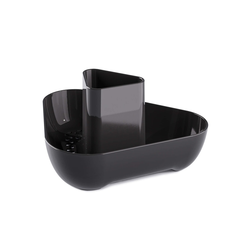 Zeal Sink Corner Tidy - Dark Grey