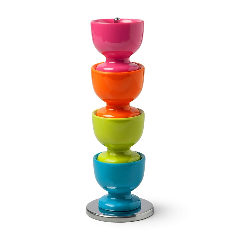 Zeal Stackable Egg Cups (set of 4) - Multi
