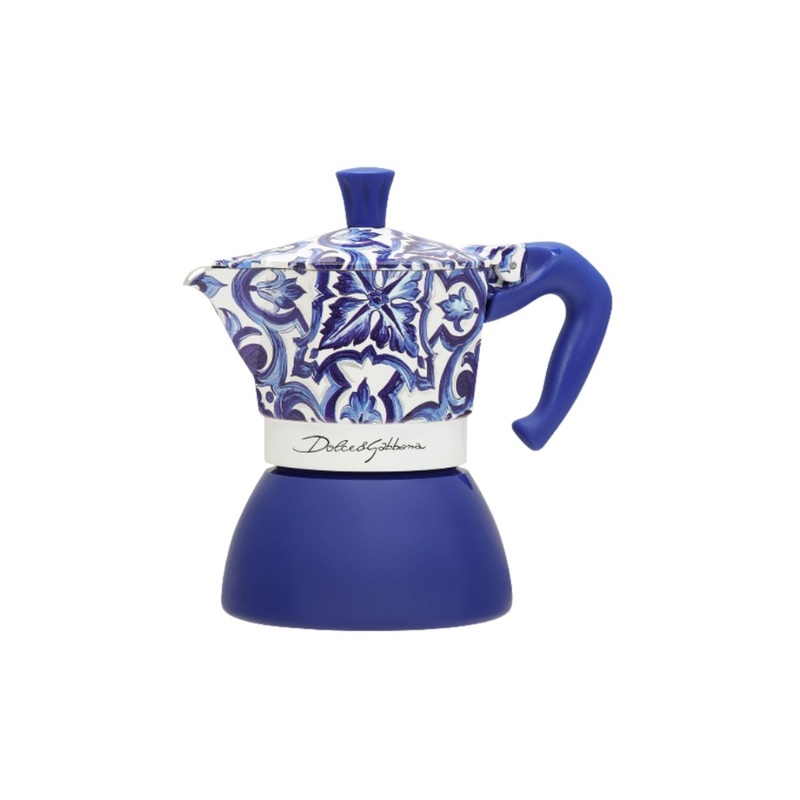 Dolce & Gabbana Induction Moka Pot Blue - 4 Cup