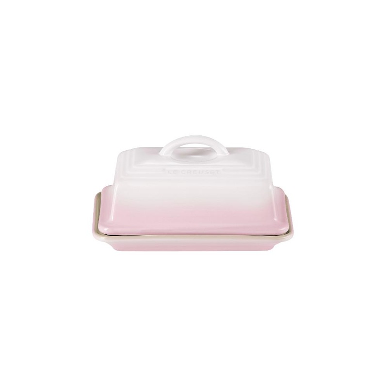 Le Creuset Stoneware Butter Dish w/Lid - Shell Pink