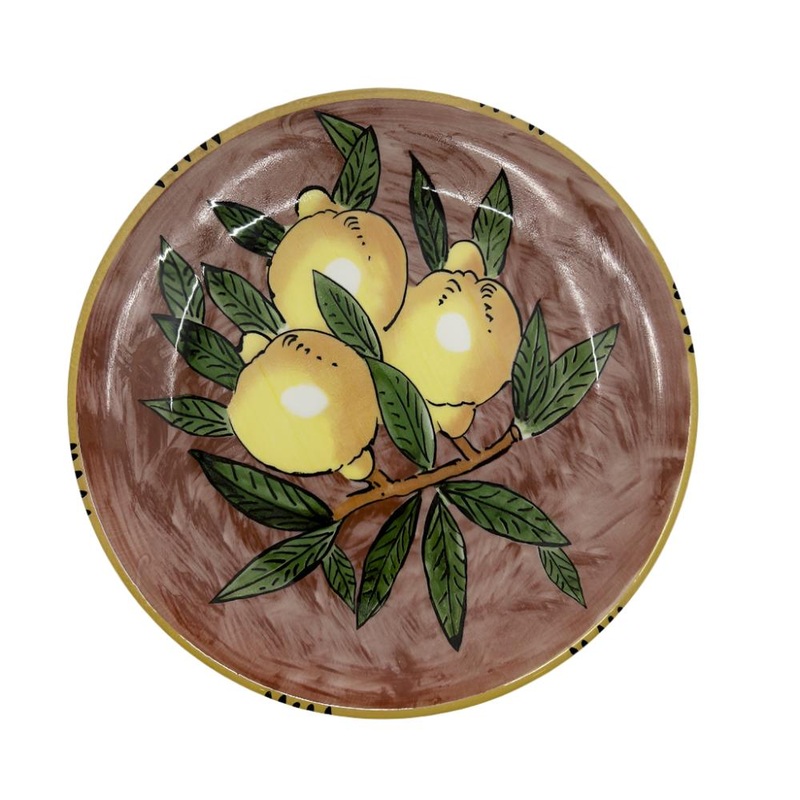 Sicilian Lemon Dinner Plate 27cm - Red