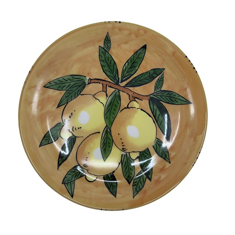 Sicilian Lemon Large Plate 31cm - Yellow