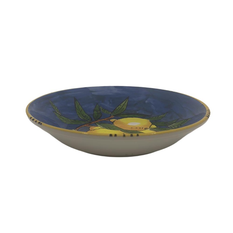 Sicilian Lemon Pasta Bowl 21cm - DarkBlue