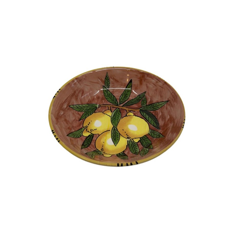 Sicilian Lemon Pasta Bowl 21cm - Red