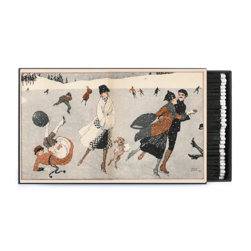 Archivist Giant Box Of Matches - Snowy Skaters