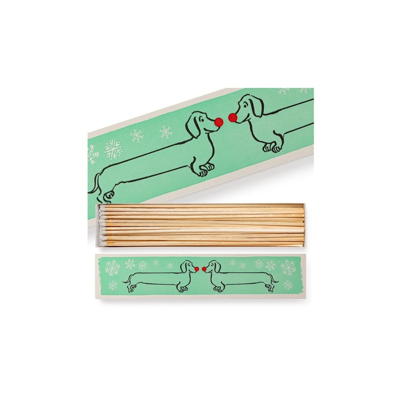 Archivist Luxury Long Match Box - Dachshunds